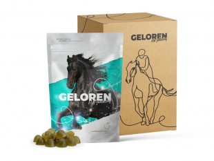 GELOREN HA - jablečný, želé pro výživu kloubů koní 1350g 