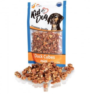 KIDDOG MINI kostičky z kachního masíčka a tresky pro psy 80g