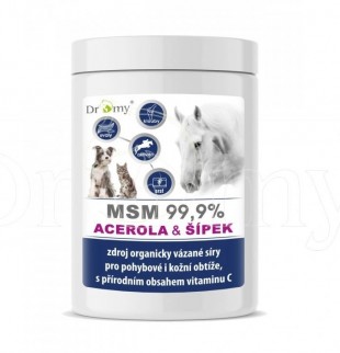 DROMY MSM + Acerola se šípkem pro koně 1kg